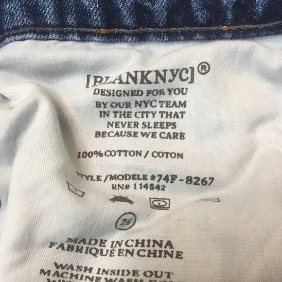 BLANK NYC The Barrow high rise cut off shorts - Picture 4 of 5